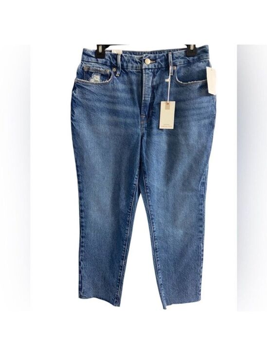 Good American Denim - Good American Classic Blue Ankle Jeans indigo Sz 27 NWT